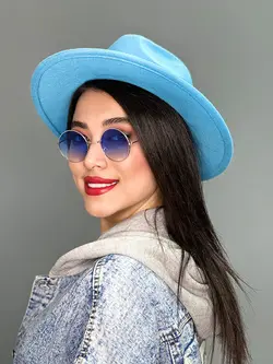 عینک آفتابی گرد آبی دخترانه برند ری بن