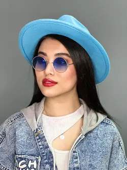 عینک آفتابی گرد آبی دخترانه برند ری بن