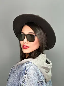 عینک آفتابی زنانه اصل مشکی برند a154 ray ban