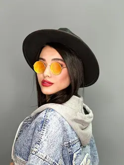 عینک آفتابی گرد آینه ای دخترانه ری بن a147