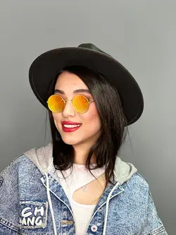 عینک آفتابی گرد آینه ای دخترانه ری بن a147