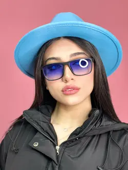 عینک زمستانی مستطیلی دخترانه ray ban آبی uv400
