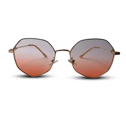 عینک آفتابی دید در شب زنانه چندضلعی UV400