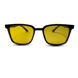 عينک آفتابی شب اسپرت زنانه police زرد uv400
