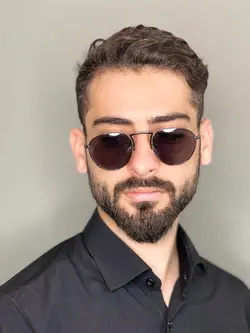 عینک افتابی  ری بن پلاریزه شیشه نشکن مخصوص رانندگی فرم فلزی CORSI