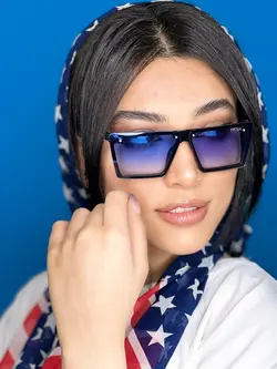 عینک اسپرت tik tok  ابی