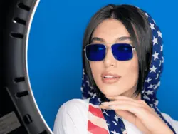 عینک آفتابی زنانه رنگ آبی مارک پلیس