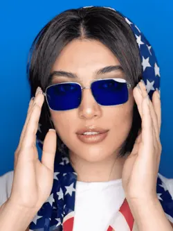 عینک آفتابی زنانه رنگ آبی مارک پلیس