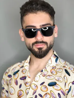 عینک ری بن ویفری دکمه دار