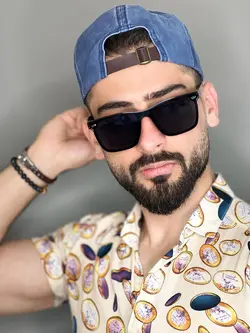 عینک افتابی ری بن دکمه دار