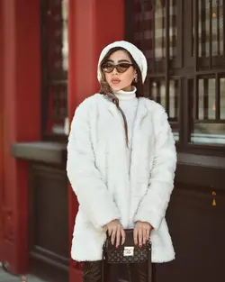 عینک افتابی زنانه جدید مثلثی یووی 400 قهوه ای پلنگی