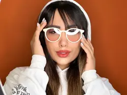 عینک افتابی جنتل منستر جدید شیری صورتی  روشن