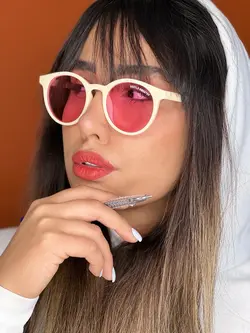 عینک افتابی جنتل منستر جدید شیری صورتی