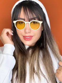 عینک افتابی جنتل منستر جدید شیری زرد