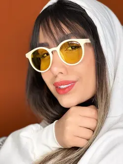 عینک افتابی جنتل منستر جدید شیری زرد
