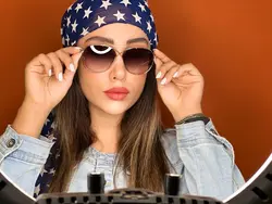 عینک افتابی تامفورد tomford دودی مشکی فرم فلزی