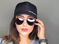 عینک افتابی پلی کربنات دو پل مشکی