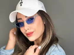 عینک افتابی گربه ای کشیده جدید  بولگاری  ابی