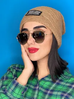 عینک زنانه پلی کربنات دو پل نقره ای