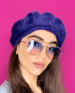 عینک پلی کربنات دو پل فرم طلایی عدسی دو رنگ