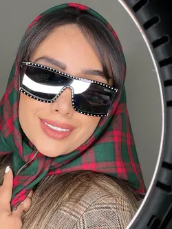 عینک اسپرت گوچی نگین دار استارا