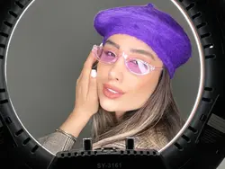 عینک زنانه افتابی پرسینگ بنفش