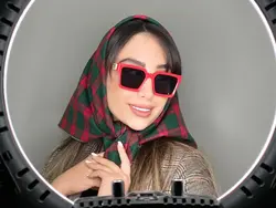 عینک بوگاتی زنانه قرمز