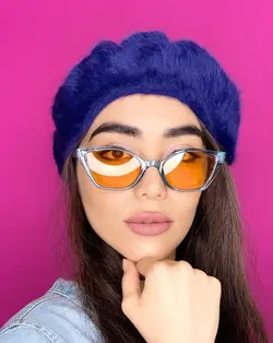 عینک گربه ای فرم ابی