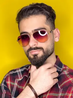 عینک قهوه ای بادمجونی RAY BAN