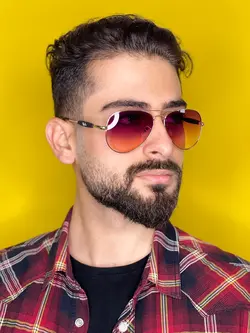 عینک قهوه ای بادمجونی RAY BAN