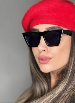 عینک افتابی مثلثی مشکی BANG2 استاندارد