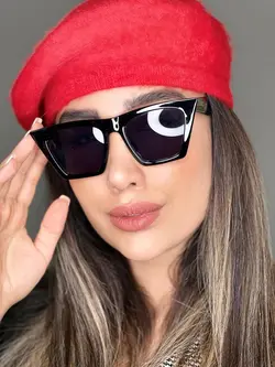 عینک افتابی مثلثی مشکی BANG2 استاندارد