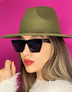 عینک افتابی مثلثی مشکی BANG2 استاندارد