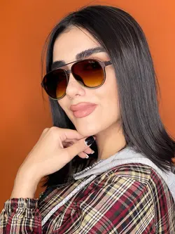 عینک ری بن 2 پل قهوه ای BV