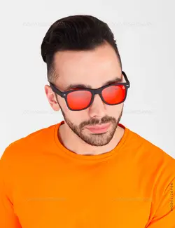 عینک مردانه ویفری عدسی قرمز