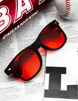 عینک مردانه ویفری عدسی قرمز