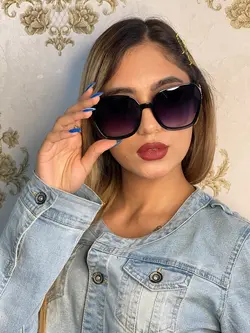 عینک آفتابی زنانه گوچی دسته پهن مشکی