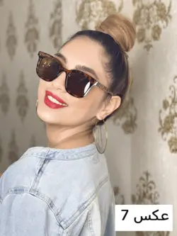 عینک آفتابی دخترانه فشن فندی قهوه ای
