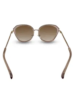 عینک آفتابی زنانه کرمی گربه ای برند بولگاری یووی400