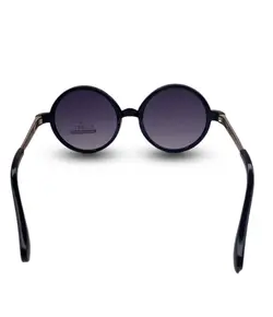 عینک آفتابی زنانه مشکی گرد برند گوچی یووی۴۰۰