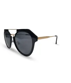 عینک آفتابی اسپرت مشکی گرد برند گوچی یووی ۴۰۰