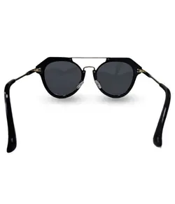 عینک آفتابی اسپرت مشکی گرد برند گوچی یووی ۴۰۰