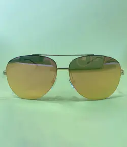 عینک آفتابی زنانه خلبانی جیوه ای برند ری بن یووی 400