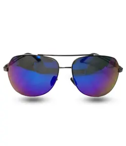 عینک آفتابی اسپرت خلبانی جیوه ای مشکی گوچی یووی 400