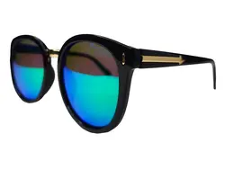 عینک آفتابی زنانه جیوه ای سبز گرد گوچی یووی 400