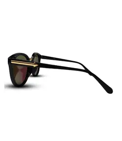 عینک آفتابی زنانه جیوه ای سبز گرد گوچی یووی 400