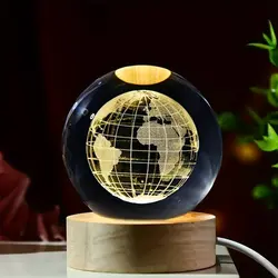 گوی کریستالی طرح  کره زمین
