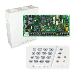 پکیج حرفه ای دزدگیر پارادوکس sp4000 ویژه طلا و جواهر فروشی (با دو چشمی NV5 اصلی)