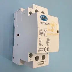 کنتاکتور تک فاز دوپل اتوماتیک 63 آمپر 220 ولت جی بی اچ JBH مدل JRCT-63/20