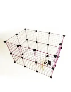 پک قفس مشبک پارک خرگوش خوکچه هندی قابل تنظیم ۱متری در ۶۵ سانت